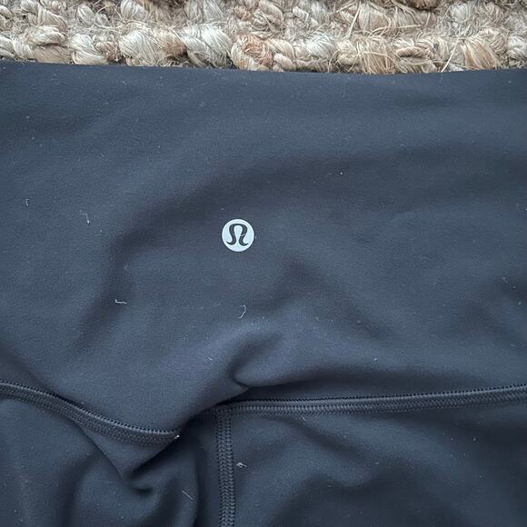 Lululemon Align High-Rise Crop 23" Black Nulu Leggings – Size 10 - Picture 7 of 9